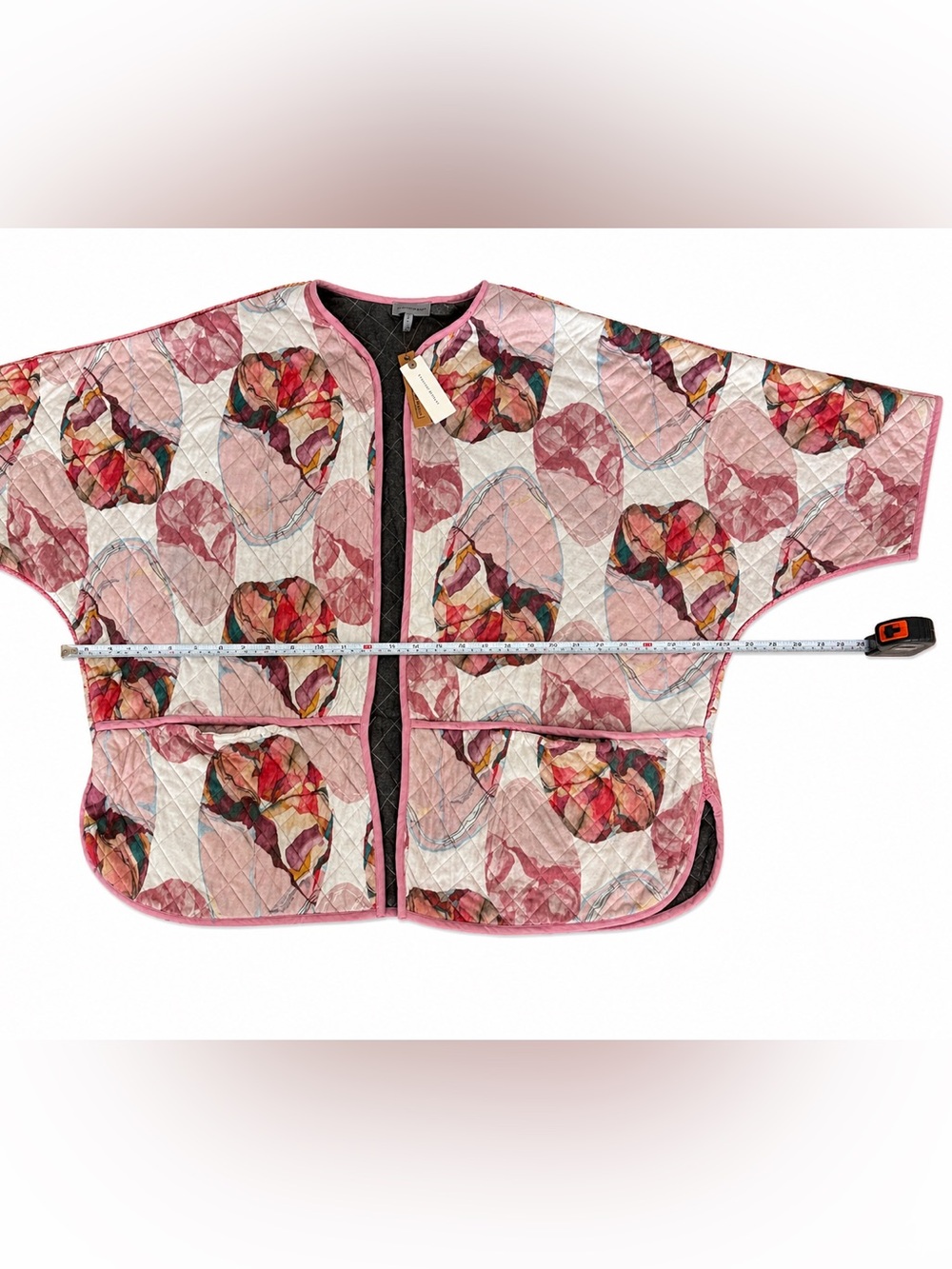 Anthropologie Watercolor Floral Kimono - Picture 7 of 12